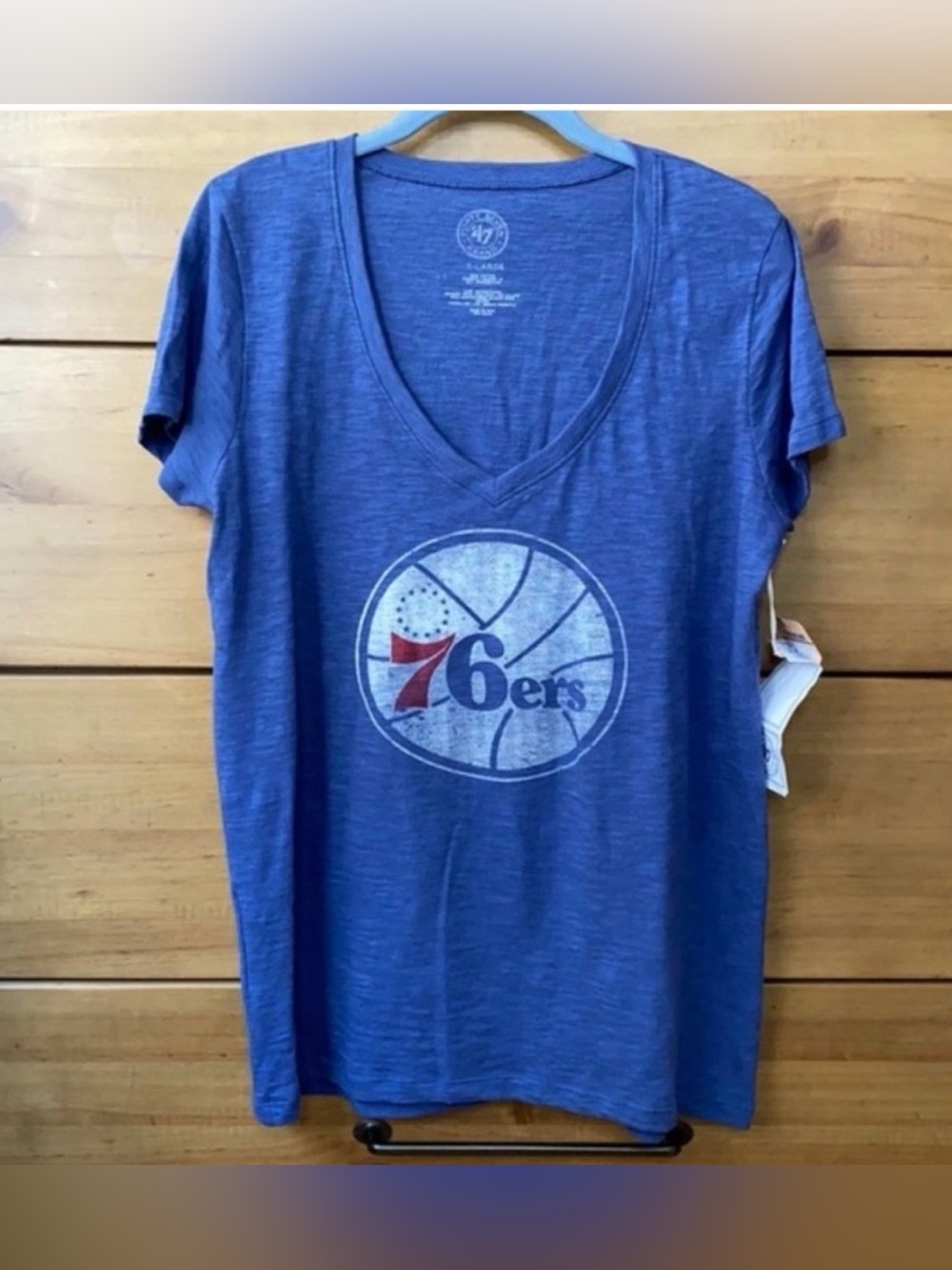 NWT! Official NBA Store Philadelphia 76's Blue T-Shirt | XL